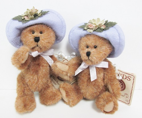 904398 Lily LeFleur<br>Boyds Hats and Such Series - 6" Bear<br>(Click on picture for full details)<br>